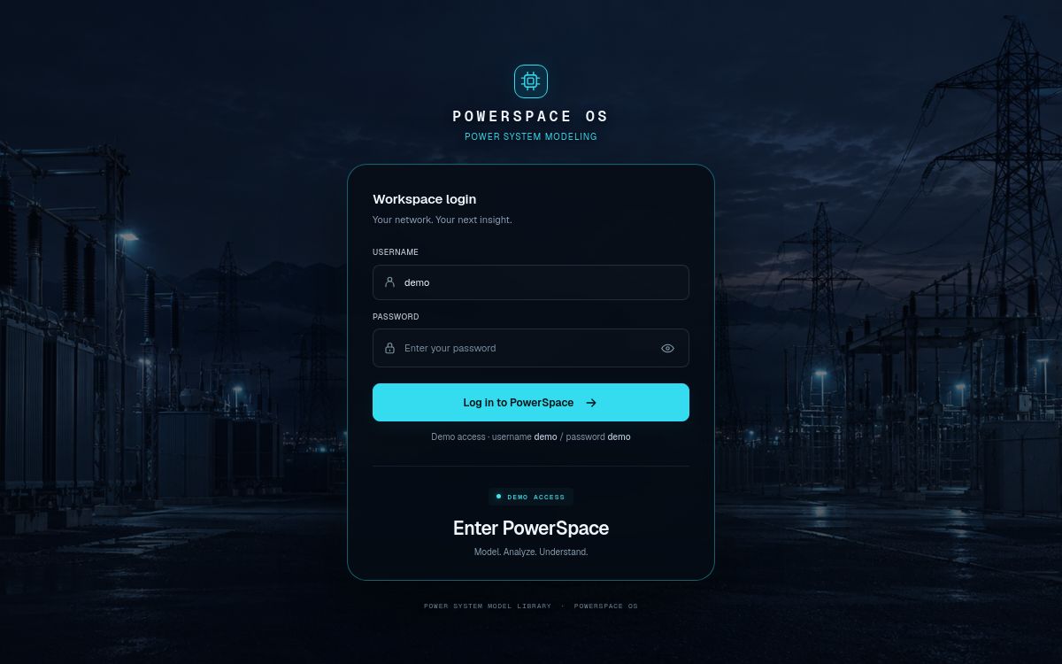 PowerSpace OS application preview