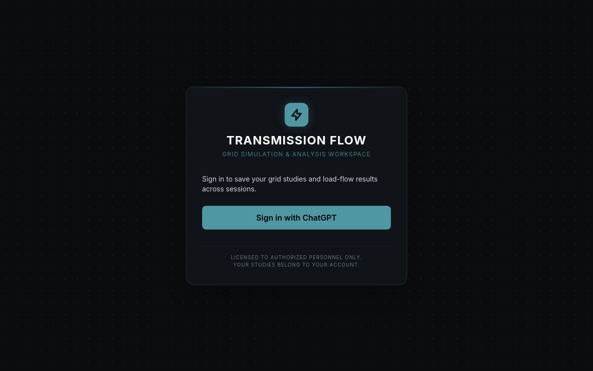 Transmission Flow application preview